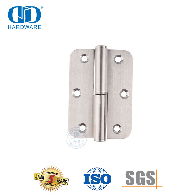 Bisagra de puerta elevable de esquina redonda de acero inoxidable-DDSS020